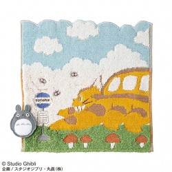 Household linen - Mini Towel Catbus on it's way 25x25 cm - My Neighbor Totoro