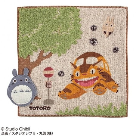 Ropa de hogar - Mini toalla Parada de autobús 25x25 cm - Mi vecino Totoro