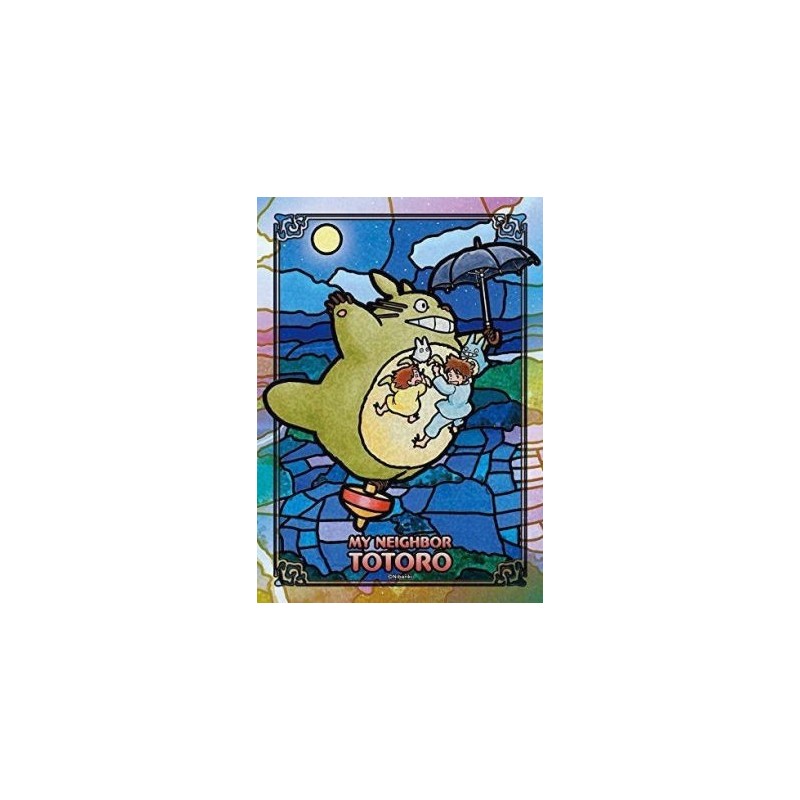 Jigsaw Puzzles - Stained glass Puzzle 208P Totoro Under the moon - My Neighbor Totoro
