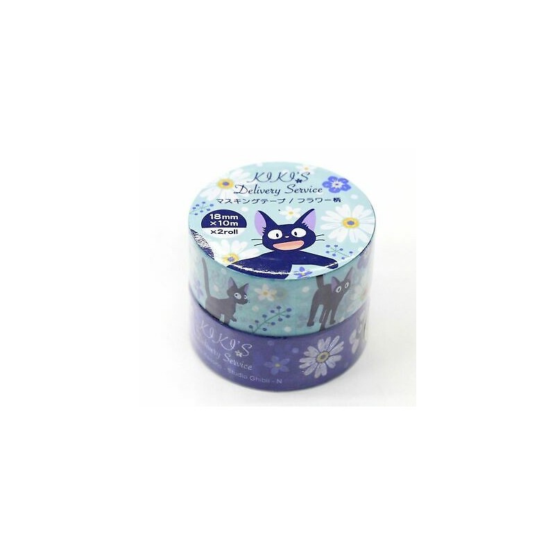 Petit matériel - Masking Tape Jiji Motifs Fleurs - KKiki la petite sorcière