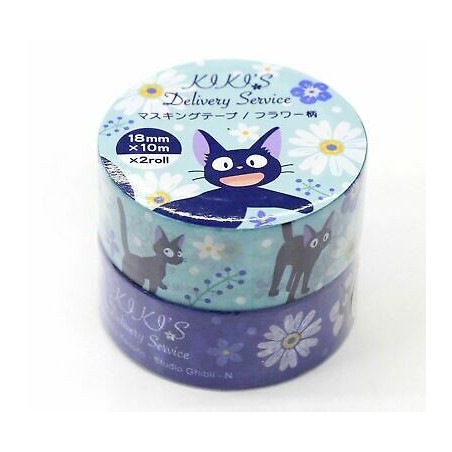 Petit matériel - Masking Tape Jiji Motifs Fleurs - KKiki la petite sorcière