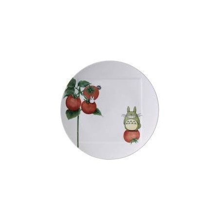 Porcelana japonesa - Plato 27 cm Totoro Tomate - Mi vecino Totoro