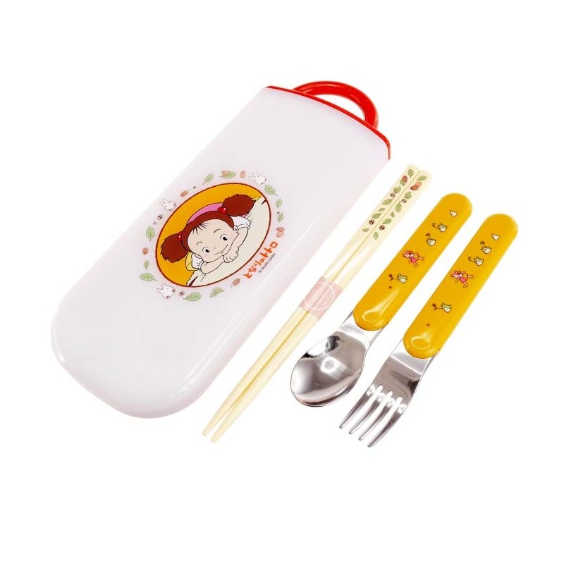 Palillos - Juego de palillos Mei cuchara tenedor - Mi vecino Totoro