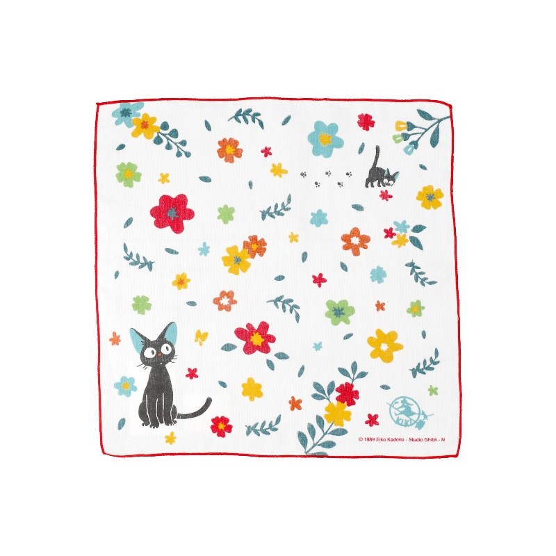 Textile - Mouchoir De Tulle Fleurs Et Bonbons - Kiki la petite sorcière