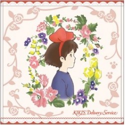 Linge de maison - Mini Serviette Portrait Kiki 25x25 cm - Kiki la petite sorcière