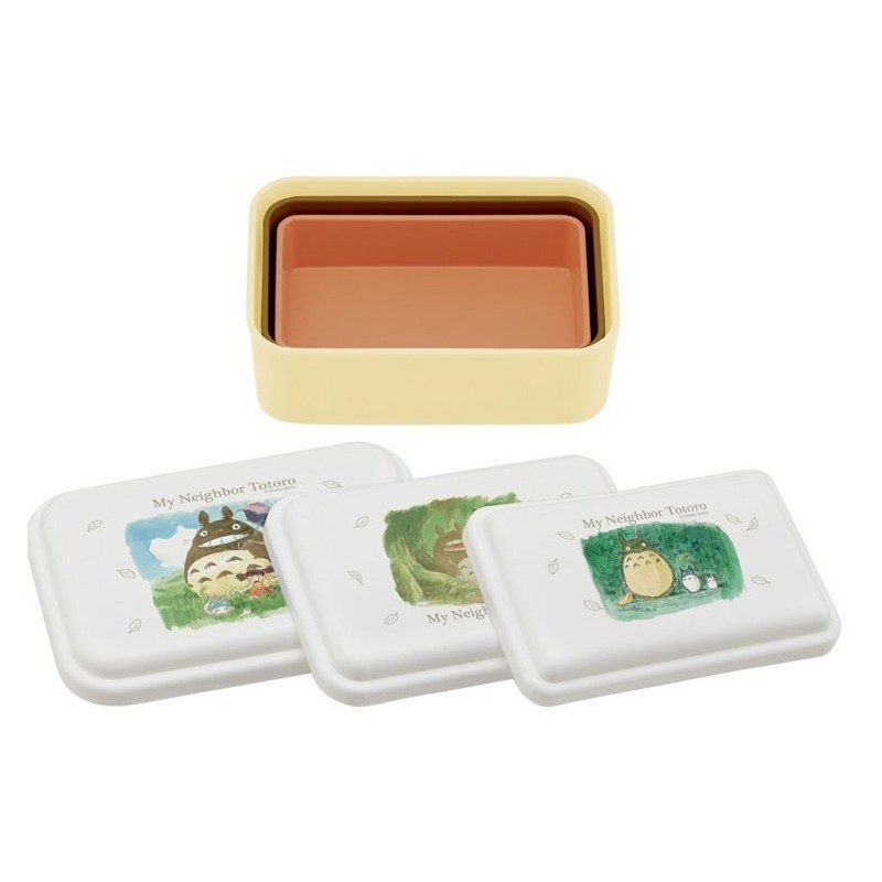 Bentos - BENTO 3 PARTIES TOTORO AQUARELLE - MON VOISIN TOTORO