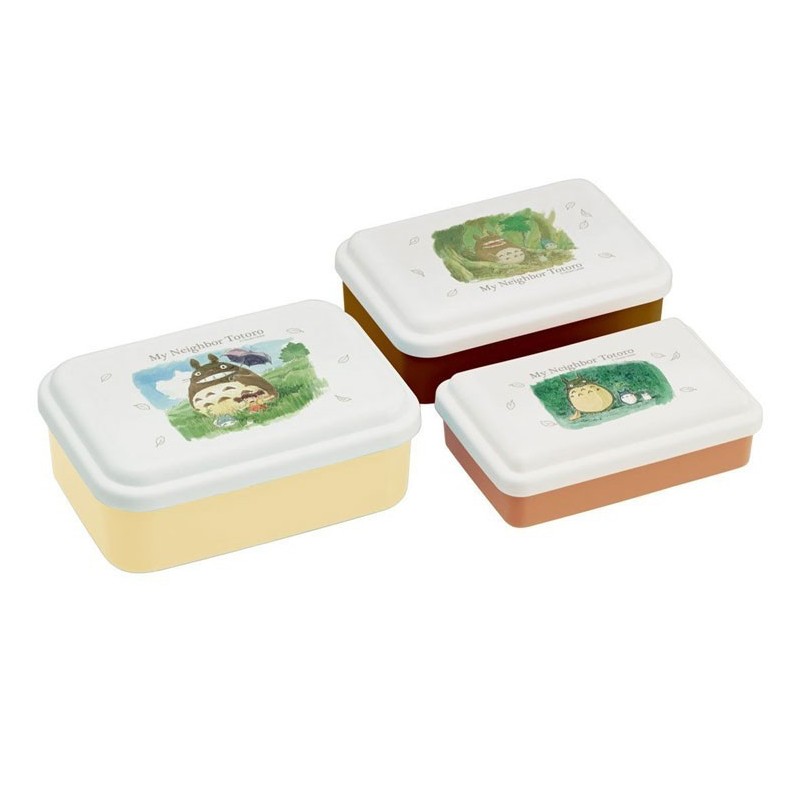 Bentos - BENTO 3 PARTIES TOTORO AQUARELLE - MON VOISIN TOTORO