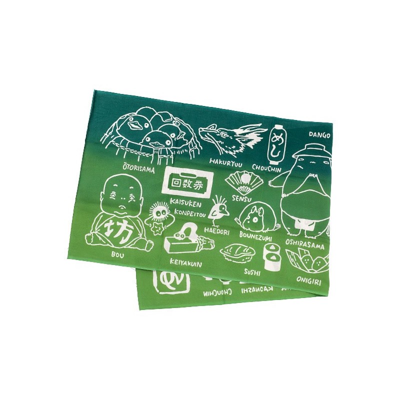 Household linen - TENUGUI MEDICATED BATH - SPIRITED AWAY