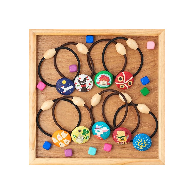 Accessories - Button Style Hair Band Full of Small Totoro - My Neighbor Totoro