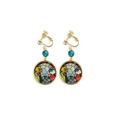 Bijoux - Bijou Boucles d’oreilles à clips Louise & Baron Vitrail - Si tu tends