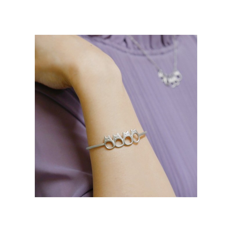 Bijoux - Bijou Bracelet Guirlande Totoro Blanc Metal- Mon Voisin Totoro