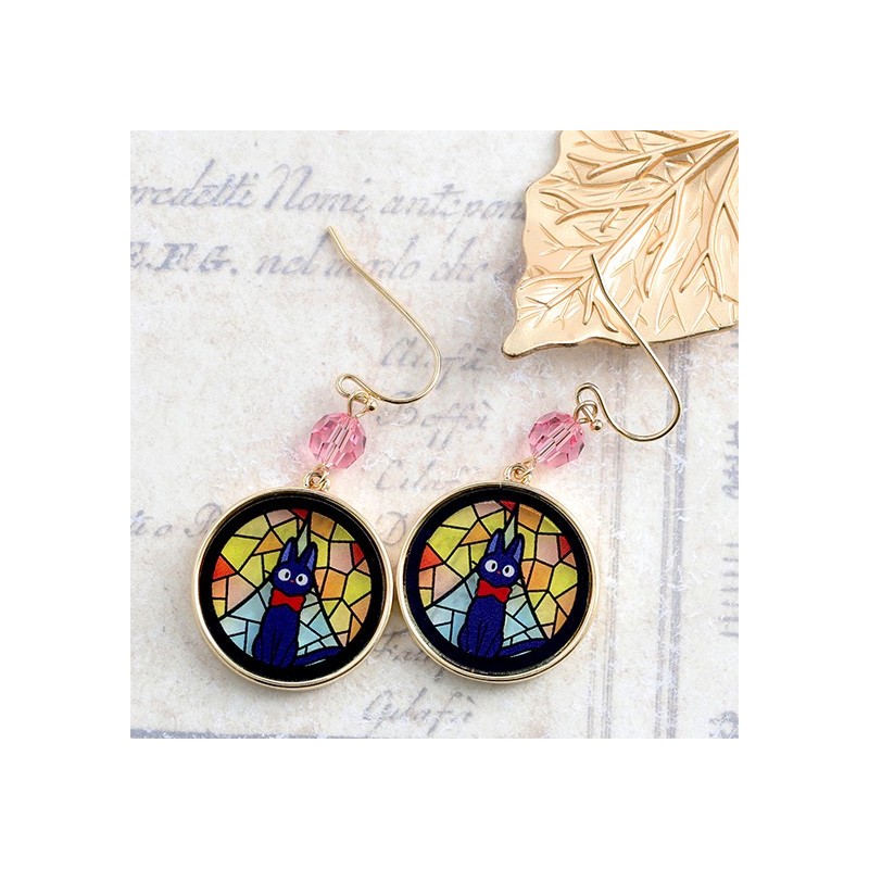 Bijoux - Bijou Boucles d’oreilles Jiji Vitrail - Kiki la petite Sorcière