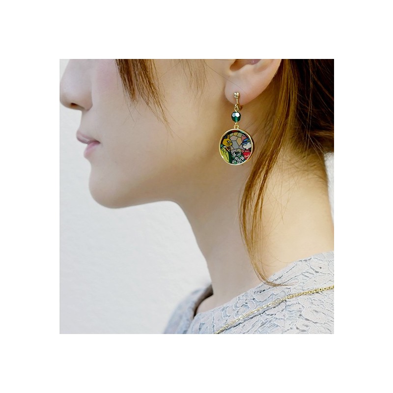 Bijoux - Bijou Boucles d’oreilles à clips Louise & Baron Vitrail - Si tu tends