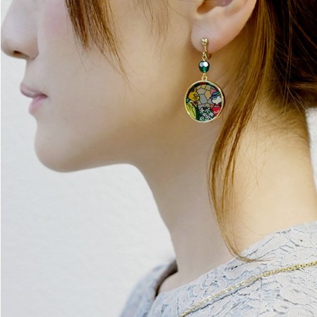 Bijoux - Bijou Boucles d’oreilles à clips Louise & Baron Vitrail - Si tu tends