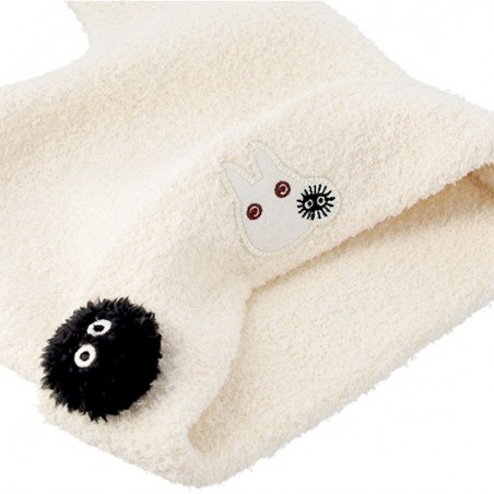 Textil - Gorro blanco con orejas de lana Totoro - Mi vecino Totoro