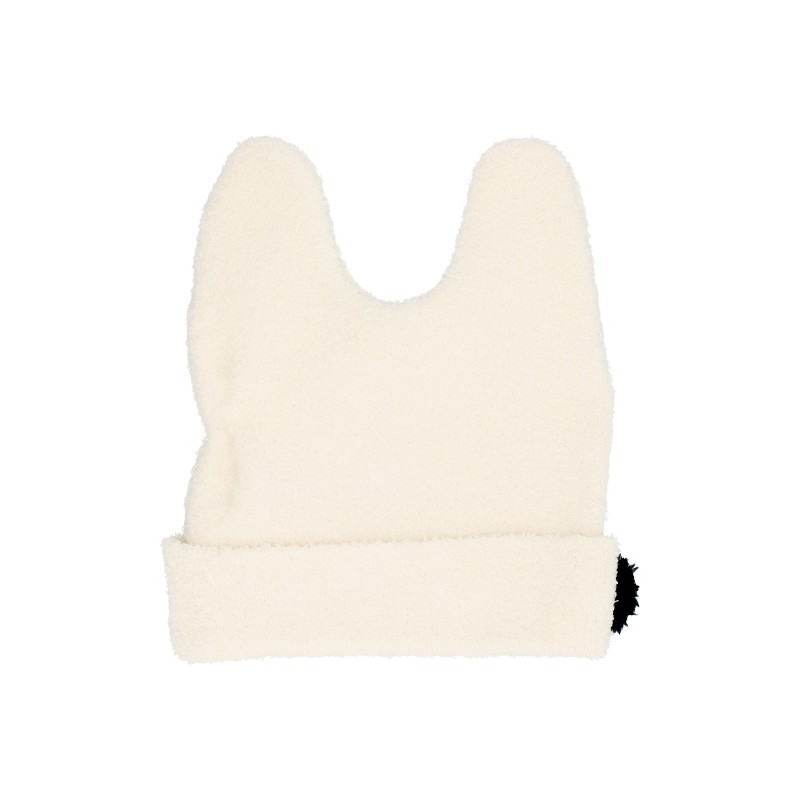 Textil - Gorro blanco con orejas de lana Totoro - Mi vecino Totoro