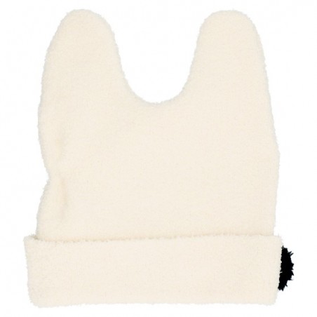 Textil - Gorro blanco con orejas de lana Totoro - Mi vecino Totoro