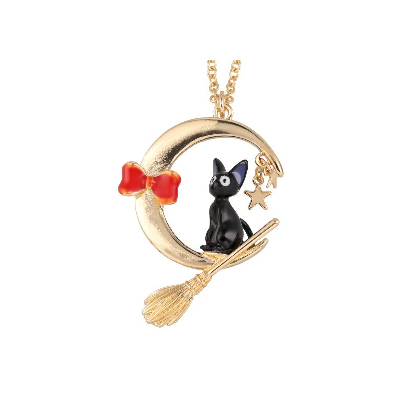 Jewellery - Jiji With Moon Necklace - Kiki's Delivery Service