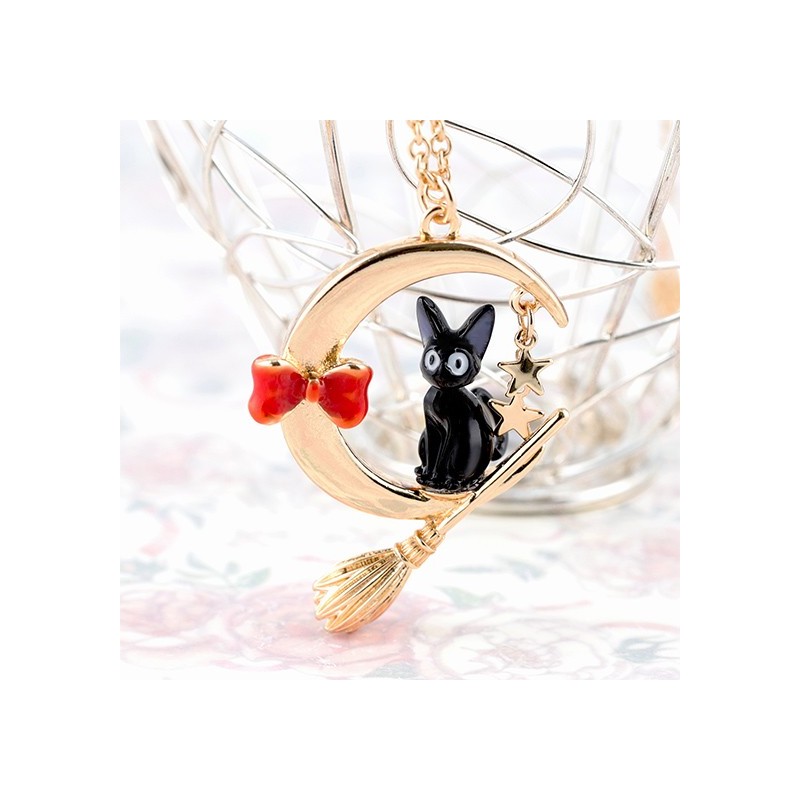 Jewellery - Jiji With Moon Necklace - Kiki's Delivery Service