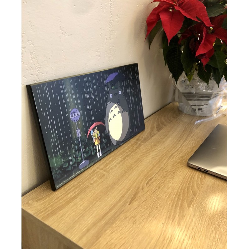 Tableaux - Tableau Ghibli 07 - Totoro Arrêt De Bus