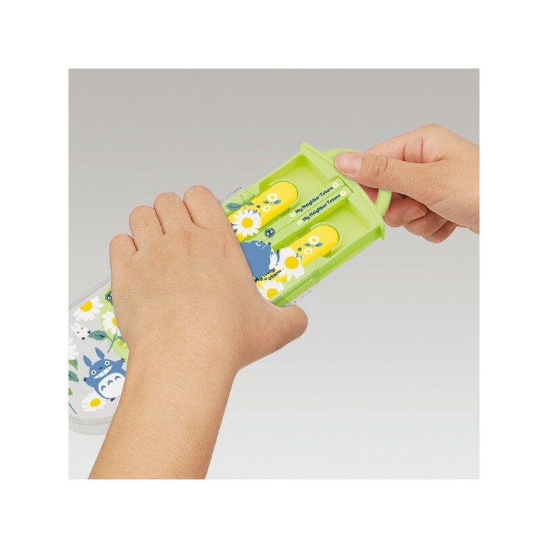 Chopsticks - Set Chopsticks Spoon Fork Middle Totoro Daisies - My Neighbor Totoro