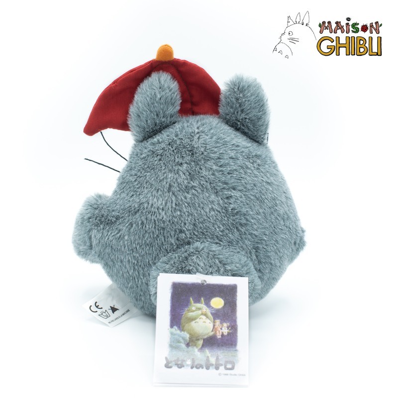 Peluches Clásicas - Peluche Totoro Con Paraguas Rojo - Mi vecino Totoro
