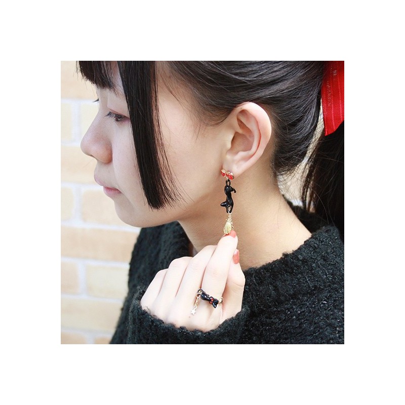 Jewellery - Jiji With Broom Pierced Earrings - Kiki's Delivery Service