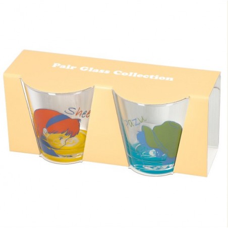 Cocina y vajilla - Juego de 2 vasos Sheeta & Pazu - El castillo en el cielo