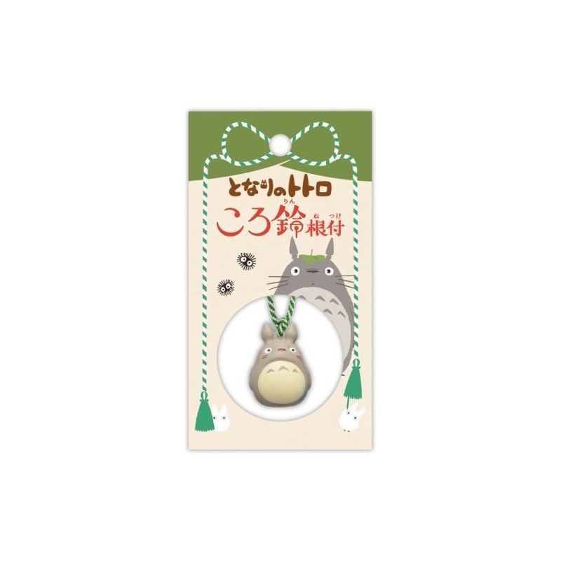 Llavero con correa - Netsuke Campanilla Correa Totoro Gris - Mi vecino Totoro