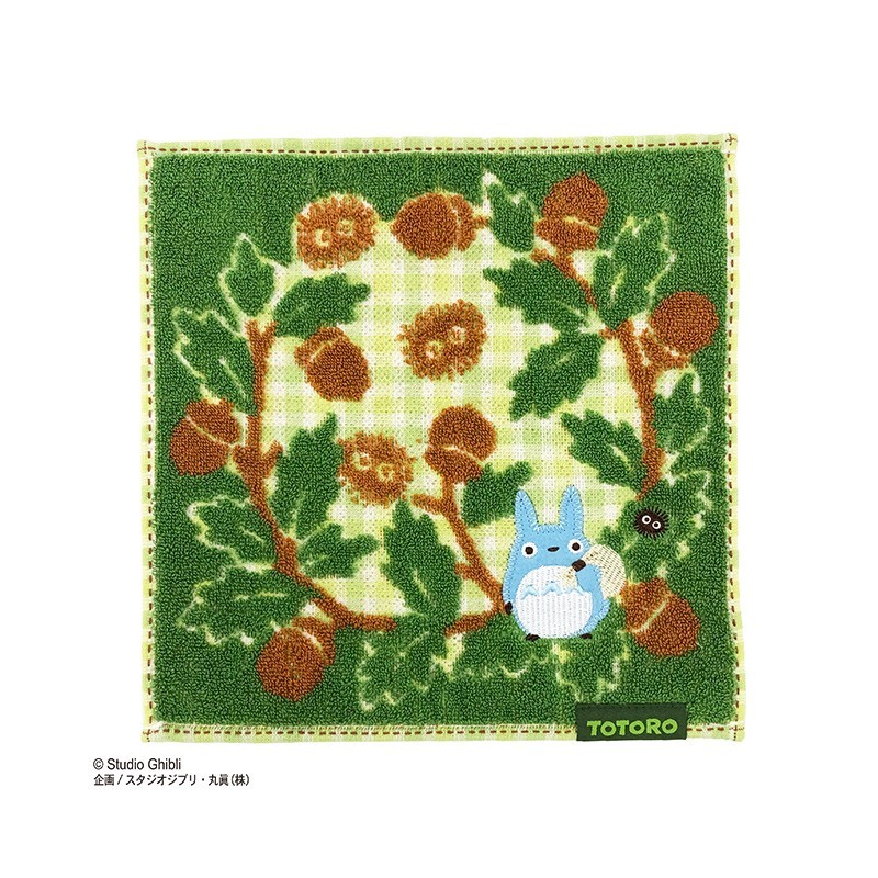 Household linen - Mini towel green Forest's favotite 23x23 cm - My Neighbor Totoro