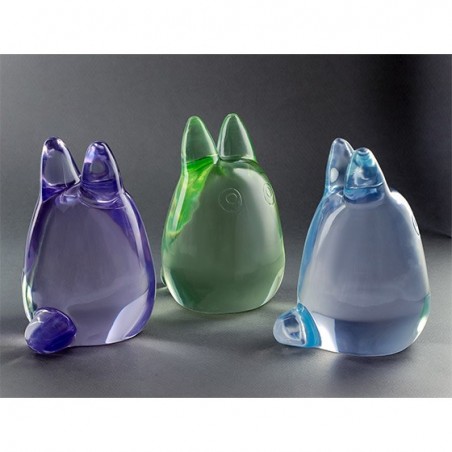 Statues - Figurine Cristal Pourpre Totoro Blanc - Mon Voisin Totoro