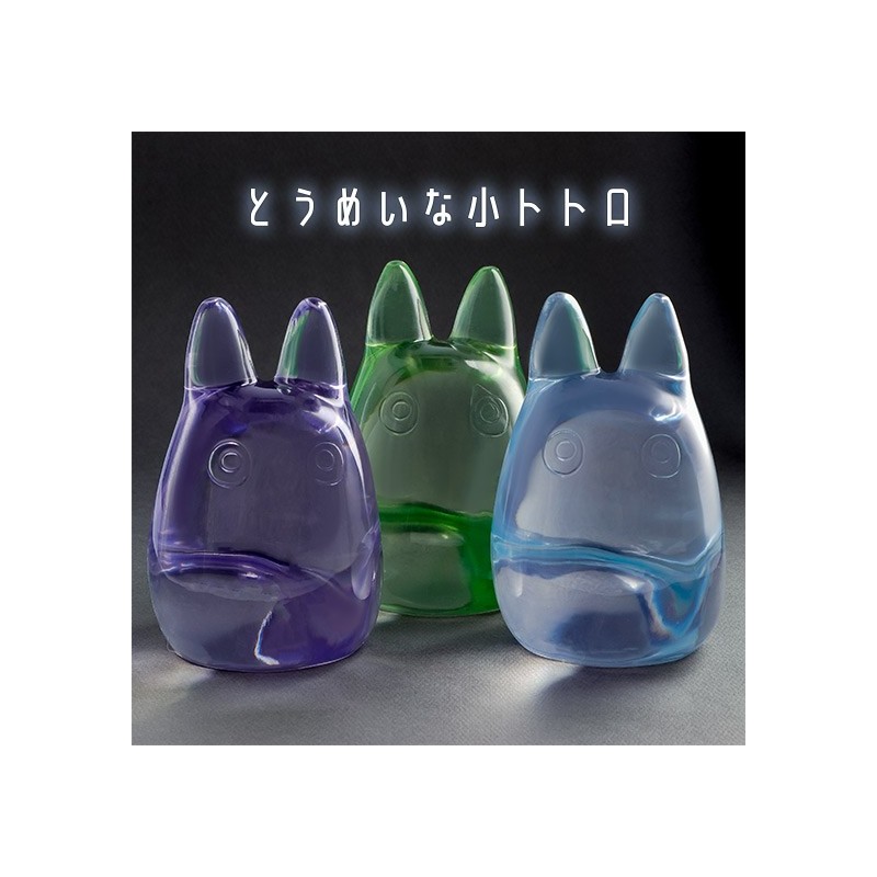 Statues - Figurine Cristal Vert Totoro Blanc - Mon Voisin Totoro