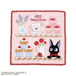 Linge de maison - Mini Serviette Jiji Pâtisseries 25x25 cm - Kiki la petite sorcière