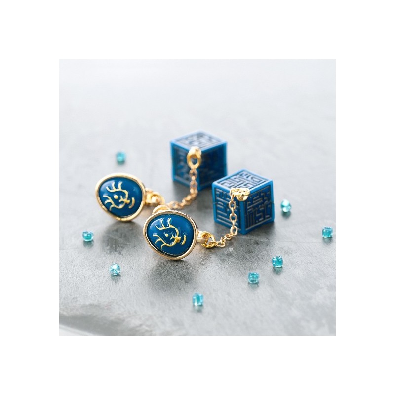 Jewellery - Earrings Accessory Series Volucite crystal & Keystone - Castle in the