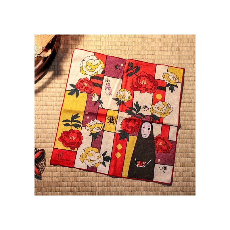 Textil - Pañuelo de tul Flores de unabara - El viaje de Chihiro