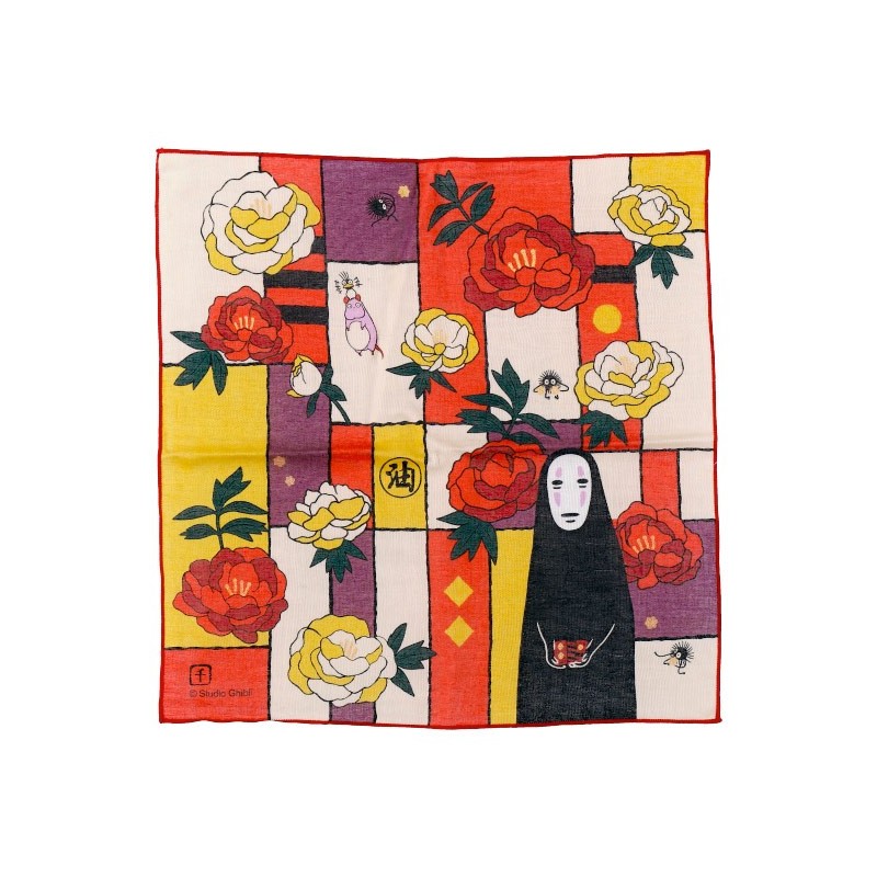 Textil - Pañuelo de tul Flores de unabara - El viaje de Chihiro