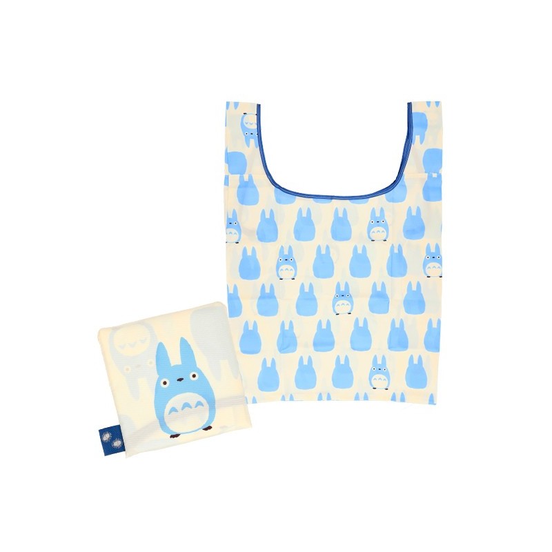 Bolsos - Bolsa plegable Silhouette Totoro Azul 40x20 cm - Mi vecino Totoro