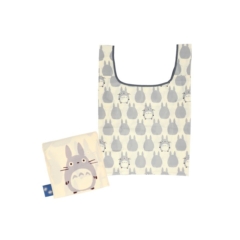 Bolsos - Bolsa plegable Silhouette Totoro Gris 40x20 cm - Mi vecino Totoro