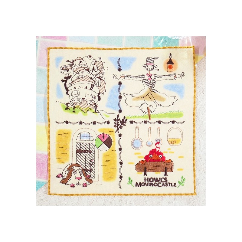 Household linen - Mini Towel Townfolks of Castle 25x25 cm - Howl’s Moving Castle