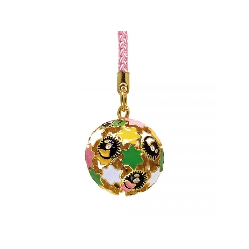 Straps - Golden Ring Bell With Strap Soot Sprites and Candy - Spirited Away