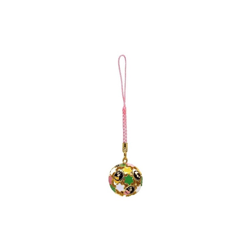 Straps - Golden Ring Bell With Strap Soot Sprites and Candy - Spirited Away