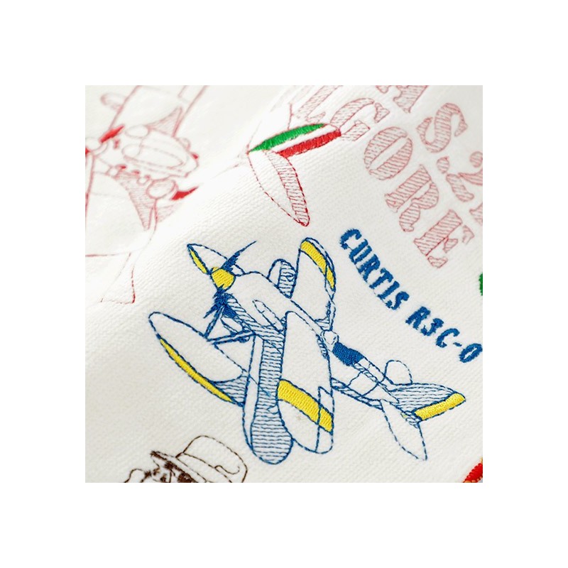 Ropa de hogar - Mini toalla Seaplanes 25x25 cm - Porco Rosso