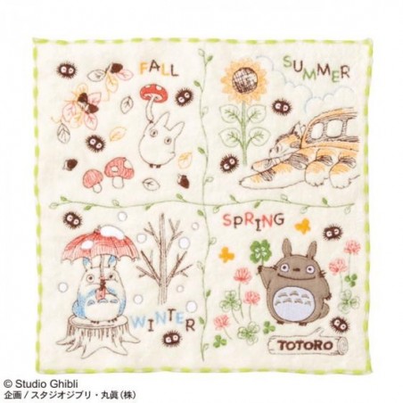 Linge de maison - Mini Serviette Couronne de Noix 25x25 cm - Mon Voisin Totoro