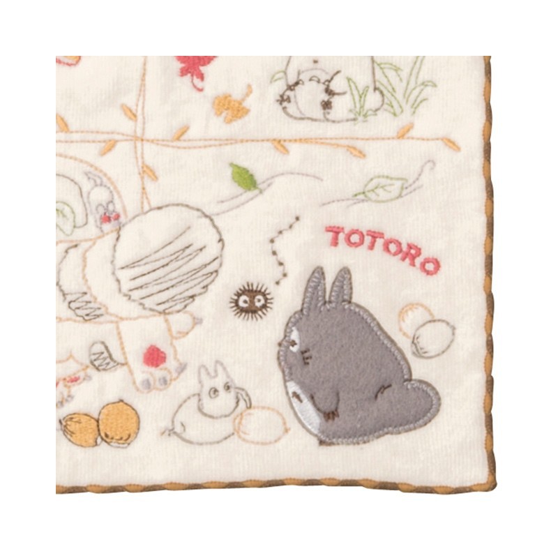 Linge de maison - Mini Serviette Fruits d’Automne 25x25 cm - Mon Voisin Totoro