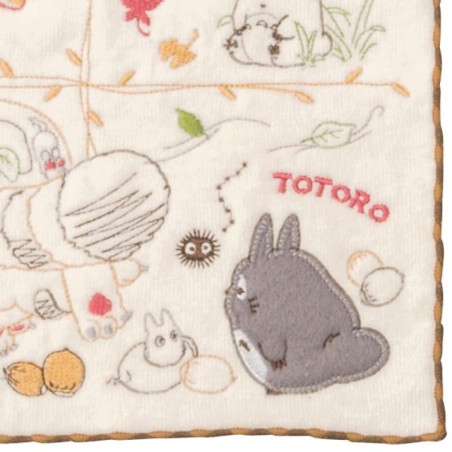 Linge de maison - Mini Serviette Fruits d’Automne 25x25 cm - Mon Voisin Totoro