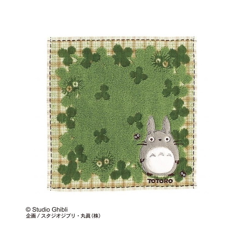 Ropa de hogar - Mini Toalla Campos de Trébol 25x25 cm - Mi vecino Totoro