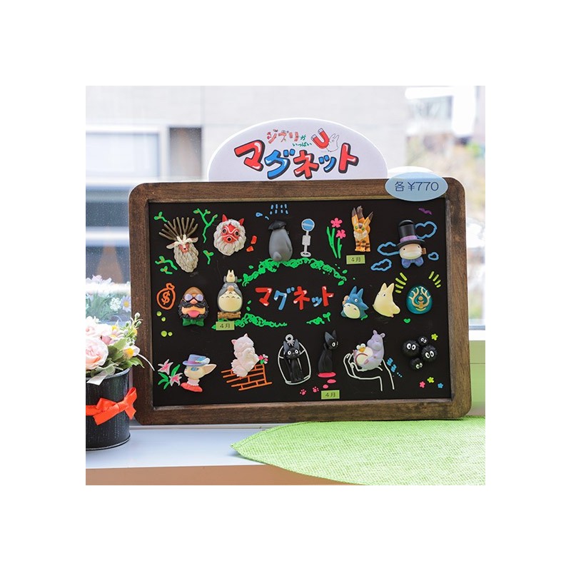 Magnets - Magnet Personnage Totoro Blanc part en courant - Mon Voisin Totoro