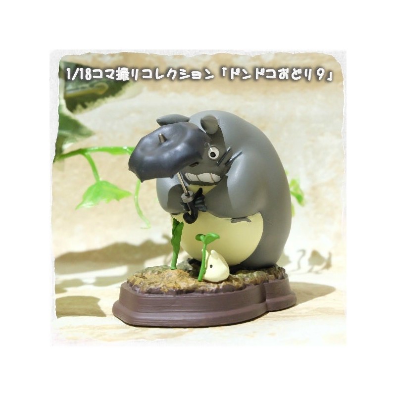 Estatuas - Colección de estatuas Stop Motion Totoro Gris Dondoko Pose 9 - Mon Voisin