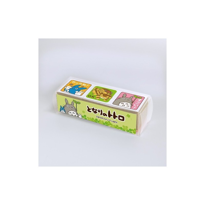 Small equipment - Totoro and Catbus Wood Stamps Cubes - My Neighbor Totoro