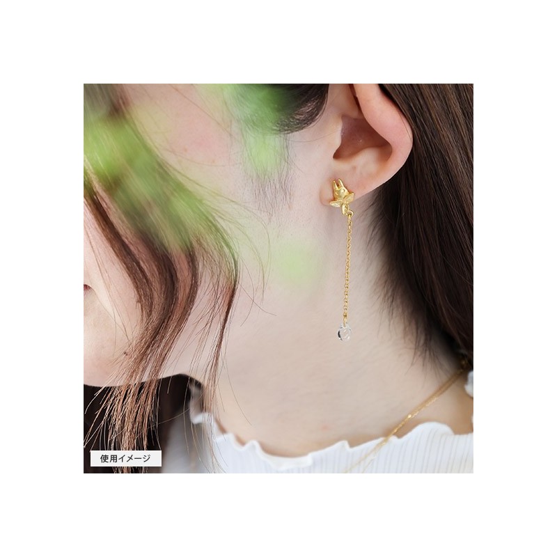 Bijoux - Bijou Boucle d’oreilles Totoro Blanc Goutte - Mon Voisin Totoro